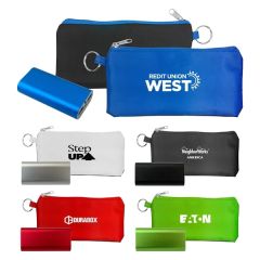 Brushed Metal Tablet Power Bank Kit