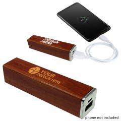 Bucktown Wooden Cylinder Power Bank