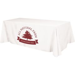 Budget Polyester Table Cover, 4 Sided, 8 Foot