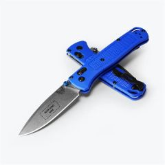 Benchmade Bugout Blue Grivory Knife