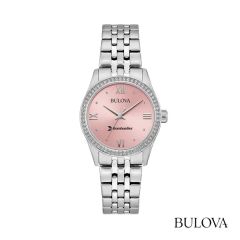 Bulova Ladies Watch W/Crystal Bezel