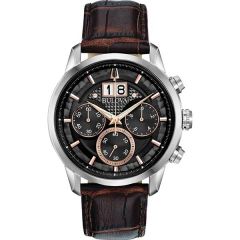 Bulova Men's Strap Watch - Sutton Big Date Collection