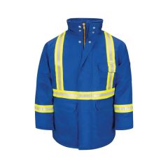 Bulwark Men's Deluxe Parka With Reflective Trim - Excel F