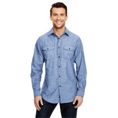 Burnside Men's Chambray Woven Shirt