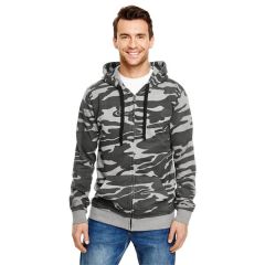 Burnside Men's French Terry Full-Zip Hooded Sweatshirt