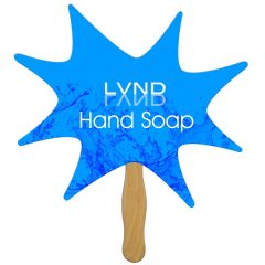 Burst Fast Hand Fan 1 Side 1 Day