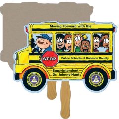 Bus Recycled Hand Fan
