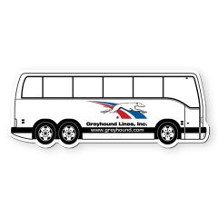 Bus Shape Vinyl Magnet