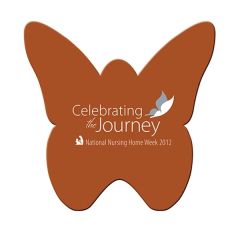 Butterfly Paper Window Sign Approximately 8 Inch X 8 Inch