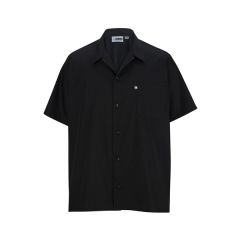 Button Front Cook Shirt With Mesh Back