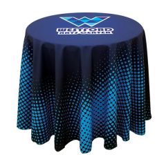 Cafe-Height Round Throw With 27 Inch Overhang