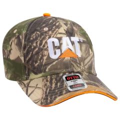 Camouflage Cotton Blend Twill Sandwich Visor 6 Panel Cap