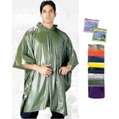 Camouflage Vinyl Poncho