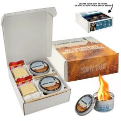 Campfire S'mores Party Pack W/Label & Custom Box Label