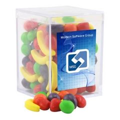 Candy Fruitz Candy In A Clear Acrylic Square Box