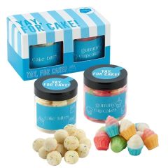 Candy Jar Set 2 Pack Yay, For Cake