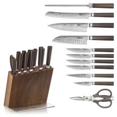 Cangshan 12-Piece Maya Series Hua Knife Block Set