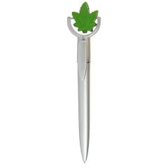Cannabis Leaf Squeeze Top Pen