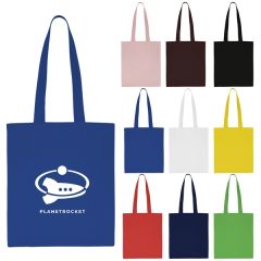 Canvas Book Bag W/ Gusset