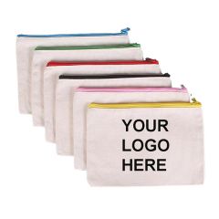 Canvas Zipper Pencil Bag