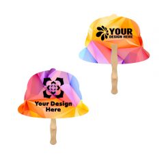 Cap Shape Hand Fan