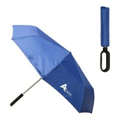 Captain Grip Carabiner Handle Folding Umbrella