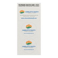 Car Coaster Card Pulpboard 55 Pt