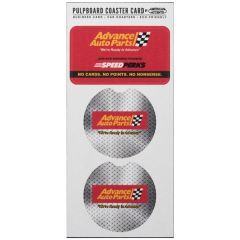 Car Coaster Card Pulpboard 80 Pt