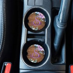 Car Coasters - Neoprene Full Colored Solid Color Available