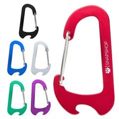 Carabiner and Bottle Opener In 1