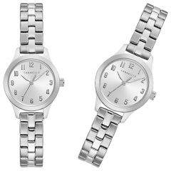 Caravelle Women's Silver-Tone Bracelet Watch