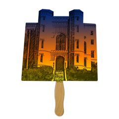 Castle Hand Fan Full Color 1 Side