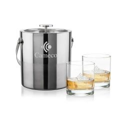 Catania Ice Bucket & Aristocrat On-The-Rocks Set