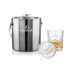 Catania Ice Bucket & Brinkley On-The-Rocks Set