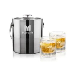 Catania Ice Bucket & Caldari On-The-Rocks Set