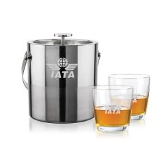 Catania Ice Bucket & Carberry On-The-Rocks Set