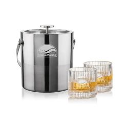 Catania Ice Bucket & Dillard On-The-Rocks Set