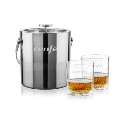 Catania Ice Bucket & Drysdale On-The-Rocks Set