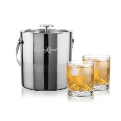 Catania Ice Bucket & Durham On-The-Rocks Set