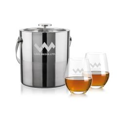 Catania Ice Bucket & Graydon On-The-Rocks Set