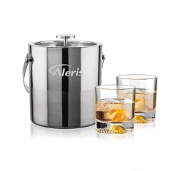 Catania Ice Bucket & Hadley On-The-Rocks Set