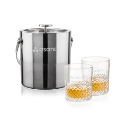 Catania Ice Bucket & Tacoma On-The-Rocks Set