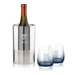 Catania Wine Cooler & Soudan Smoke Stemless Wine