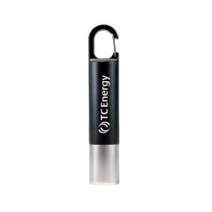 Cedar Creek Summit Carabiner Clip Rechargeable LED Flashlig