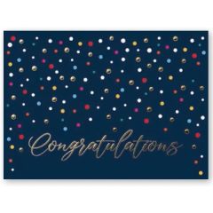 Celebrate With Confetti - Greeting Card