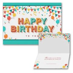 Celebration In Lights - Birthday Greeting Card