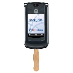 Cell Phone Sandwiched Hand Fan