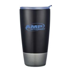 Celosia Double Wall Ceramic Tumbler W/Lid - 12 Oz