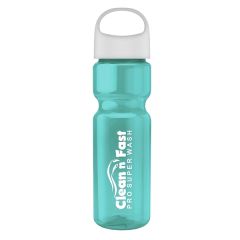 Champion - 28 Oz Transparent Bottle With Oval Crest Lid