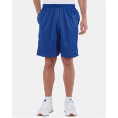 Champion Unisex Polyester Mesh 9 Inch Shorts With Pockets